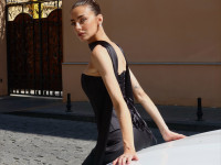 Black Set (Corset + High + Scarf) <span>Noir Allure</span>