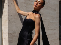 Black Set (Corset + High + Scarf) <span>Noir Allure</span>