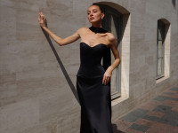 Black Set (Corset + High + Scarf) <span>Noir Allure</span>