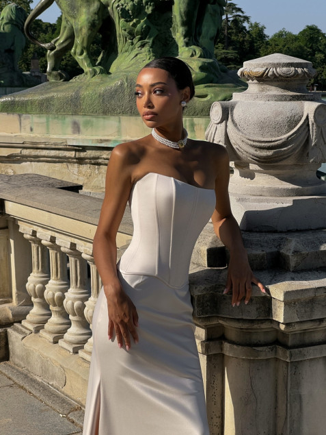 Светло-бежевый корсет "Celeste"