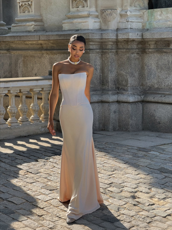 Світло-бежева атласна Спідниця <span>Pearl skirt</span>