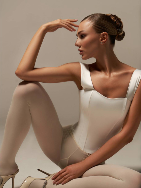 Білий атласний корсет <span>Grace</span>