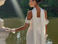 White Satin Corset <span>Soren</span>