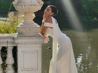 Біла атласна Спідниця <span>Lyra</span>