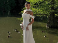 Біла атласна Спідниця <span>Lyra</span>