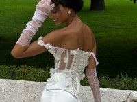Mesh Corset in White Color <span>Gloria</span>