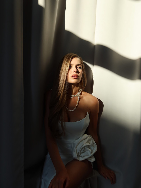 Біла Корсетна сукня <span>Rosaline</span>