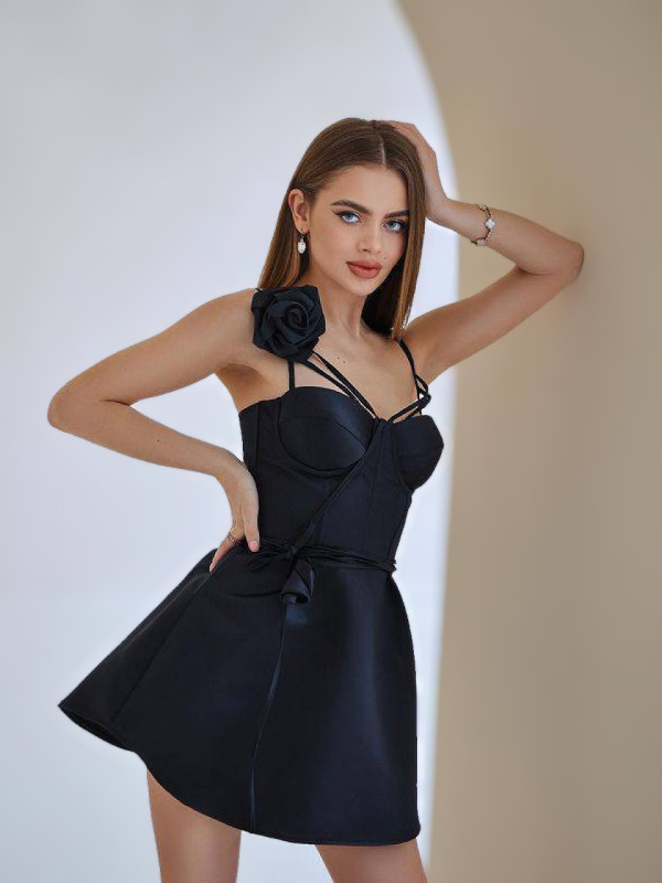 open lace back dress Lace Sweetheart Prom Dresses Spaghetti Straps Satin Split