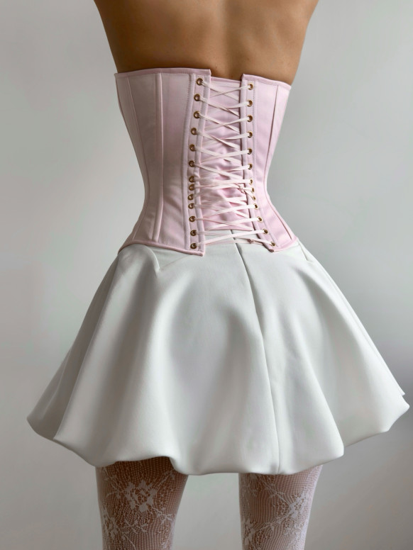Атласный корсет в светло-розовом цвете <span>Scarlet </span>