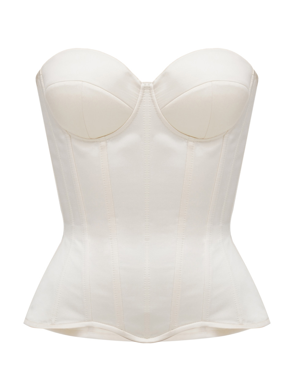 Атласный корсет цвета айвори <span>Amelia</span>