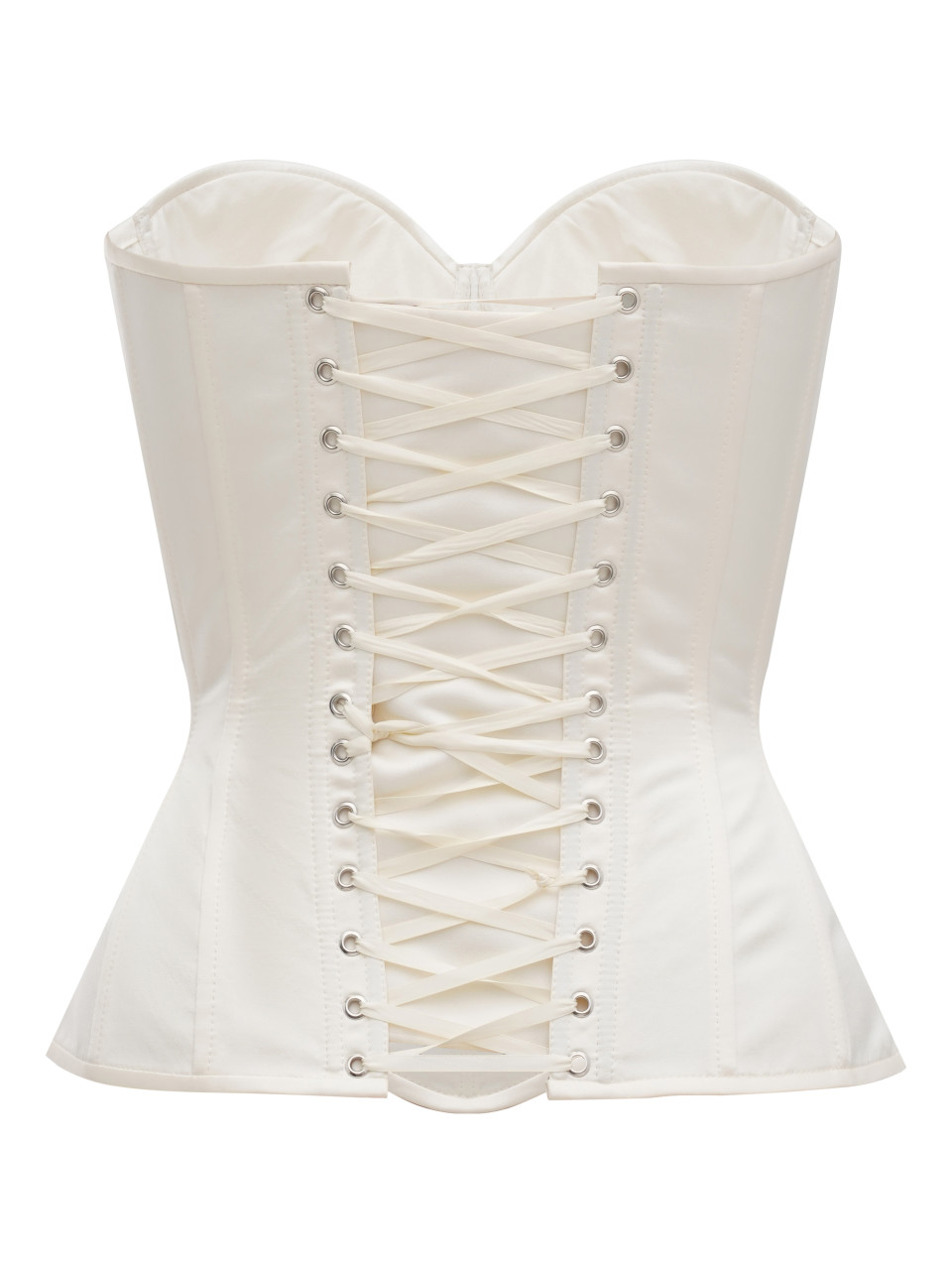Атласный корсет цвета айвори <span>Amelia</span>