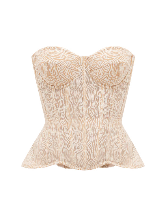 Блискучий корсет в золотому кольорі <span>Shine</span>