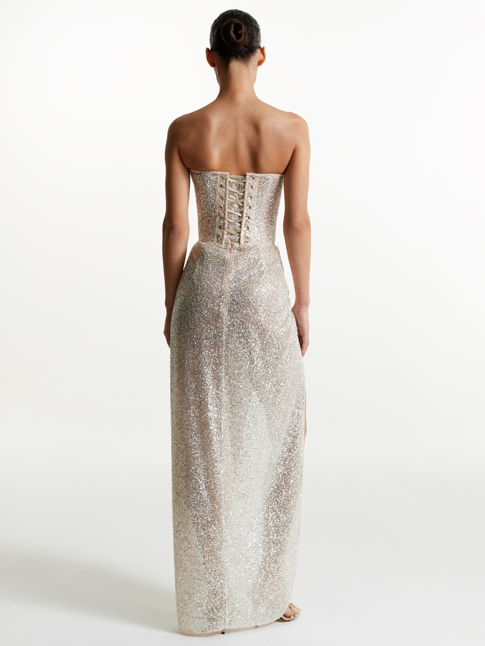 Блискуча глітерна корсетна сукня <span>Isabella</span>