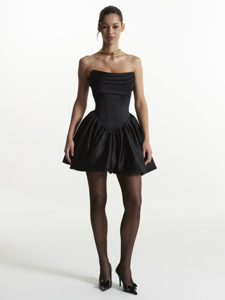 Чорна Корсетна сукня "Laura"