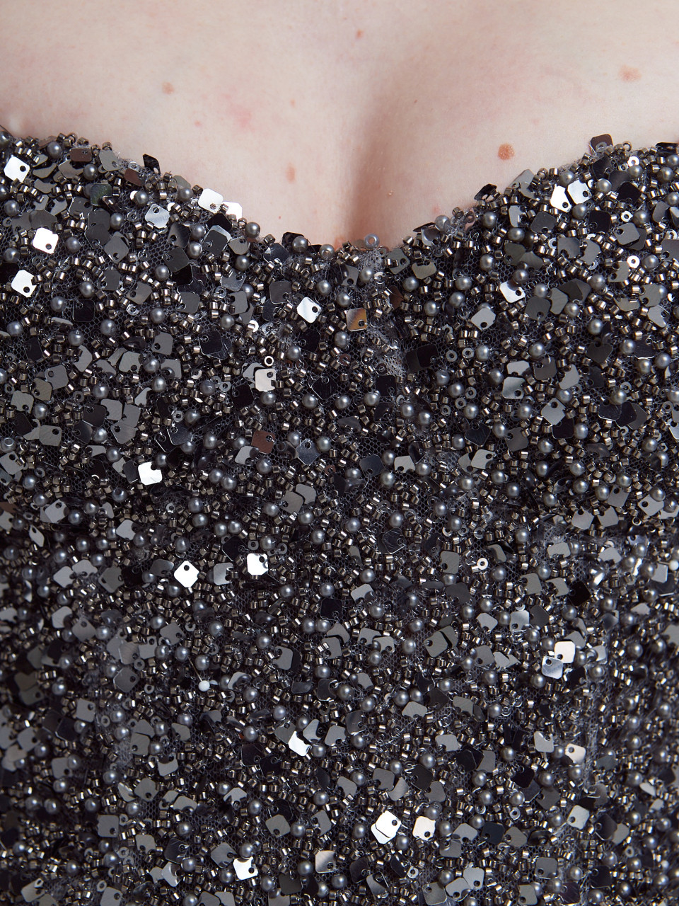 Срібний паєтковий комплект (корсет + спідниця) <span>NOIRÉLLE</span>