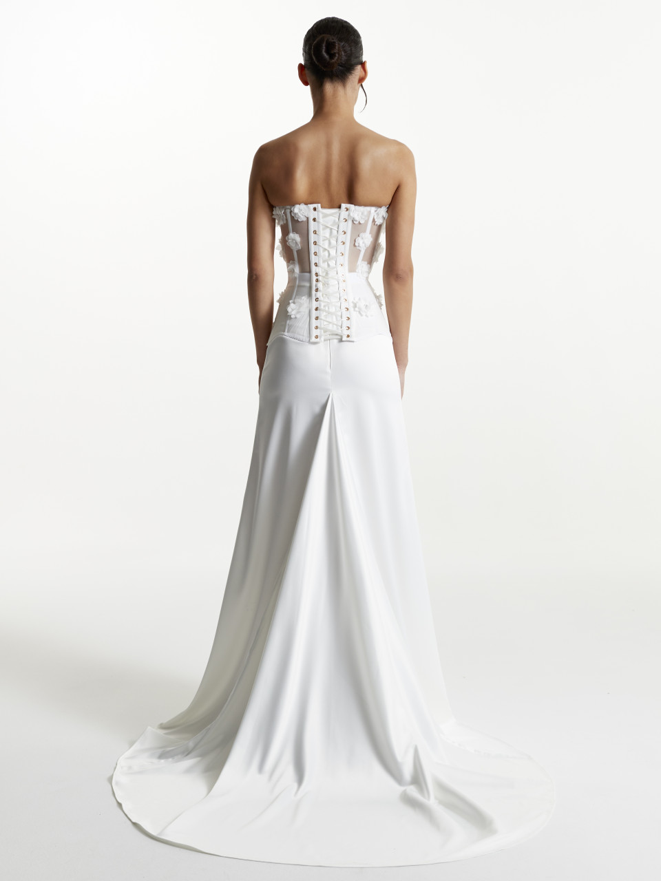 Mesh Corset in White Color <span>Gloria</span>