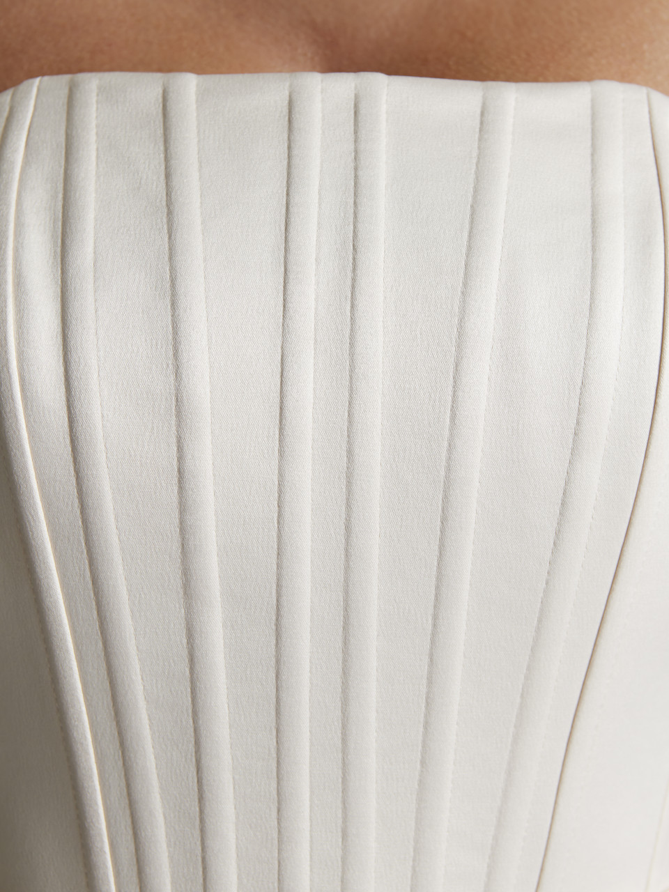 Бежевый атласный корсет <span>LIVIA</span>