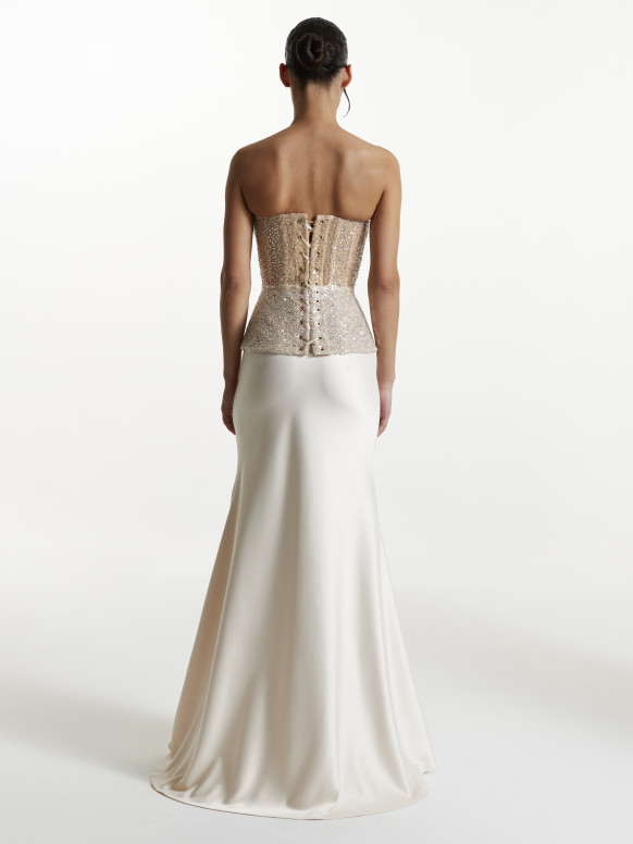 Shiny Gold Corset <span>LUMIÈRE</span>