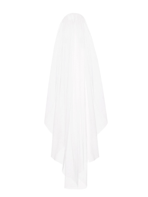 Classic Minimalist Weightless Tulle Wedding Veil