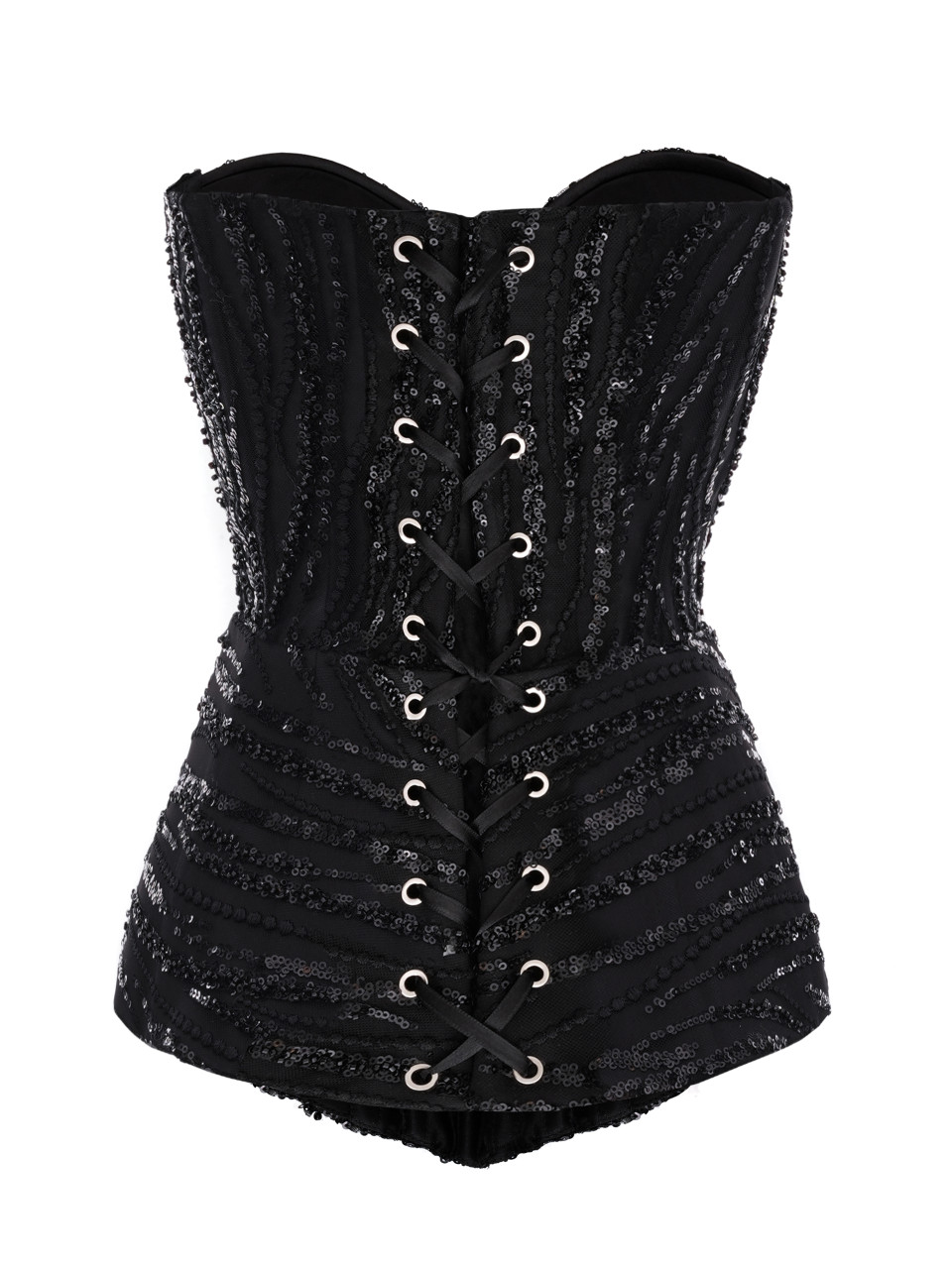 Корсет с чёрными пайетками <span>ECLISSE</span>