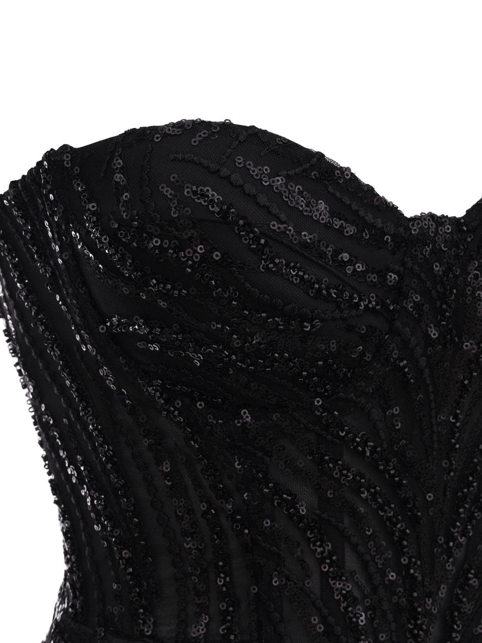 Корсет с чёрными пайетками <span>ECLISSE</span>