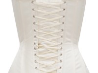 Ivory Satin Corset "Amelia"