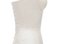 Ivory Satin Corset "Amelia"