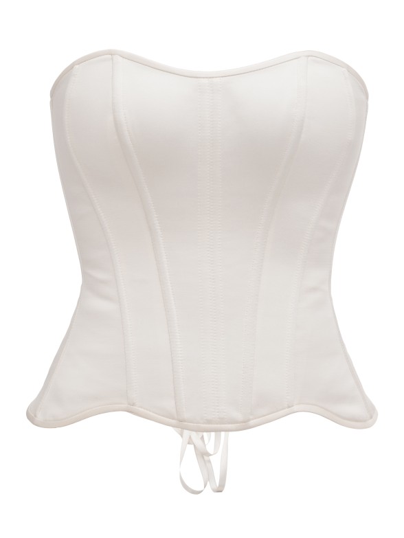 Ivory Satin Corset "Elegance"