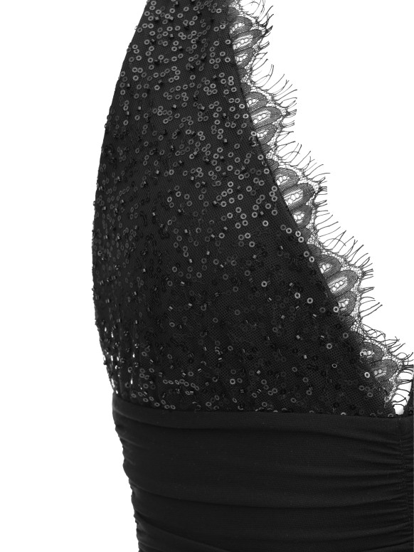 Black Evening Maxi Dress Lavenne