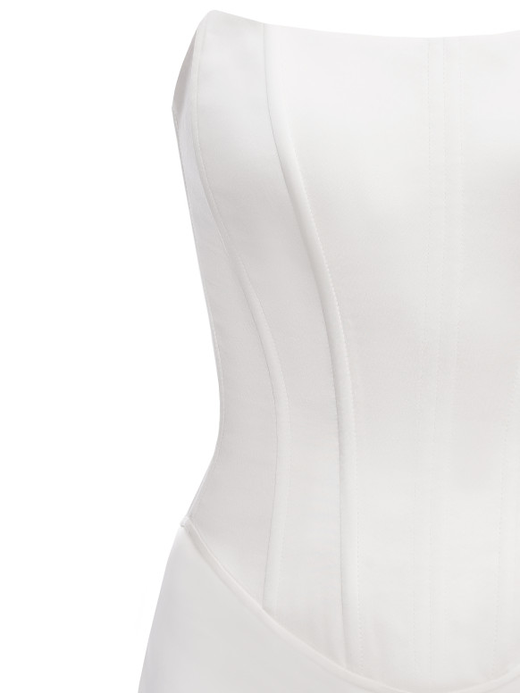 Elegant Satin Corset Set Nyra
