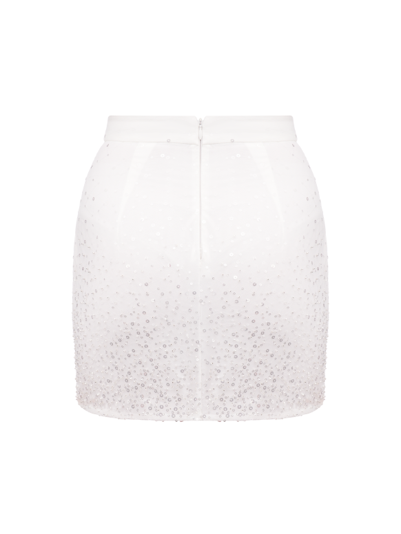 Спідниця з бісеру білого кольору <span>ECLAT</span>